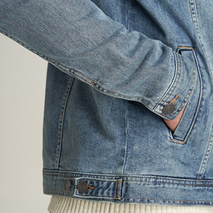 <b>Men</b> <b>Denim</b> <b>Jacket</b> Premium Brand Export Quality Street Style Plain Blue <b>Denim</b> <b>Jacket</b> <b>Men</b> Full Sleeve - Product Image 3
