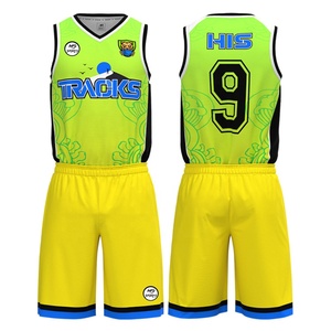 Vêtements de sport Club uniformes de basket-ball sur mesure bonne qualité Spandex jeunesse sublimé ensembles d'uniformes de basket-ball d'entraînement d'été - Product Image 3