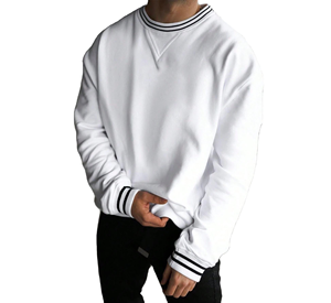 Sudadera de Manga Larga Personalizada con Logotipo Bordado, 100% Algodón, Estilo Urbano, Tela para Invierno, Suministro ODM - Product Image 1