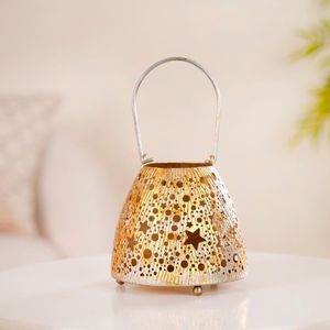 Centro de Mesa Moderno y Único de Hierro Dorado, Resistente al Calor, Hecho a Mano, para Cenas Festivas, Fiestas en Casa, Ambiente Íntimo - Product Image 2