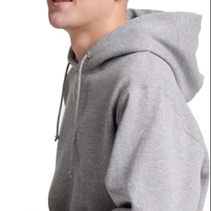 Sudaderas con capucha informales de invierno para hombre, Color sólido, 100% algodón, forro polar, ajuste Regular, secado rápido y transpirable, alta calidad - Product Image 1