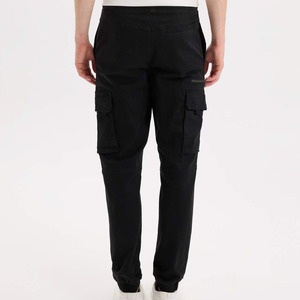 Pantalon Cargo avec Poches Multiples Tissu Durable 100% Coton Confortable Respirant Coupe OEM Usine de Vêtements Personnalisés Multi-Poches - Product Image 3
