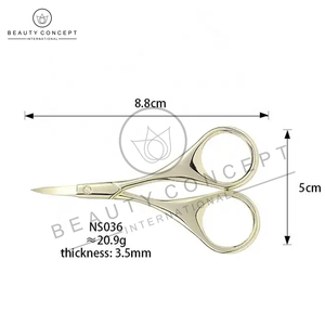 Ciseaux à ongles en acier inoxydable noirs pour droitiers, personnalisables avec logo, pour soins des cuticules, durables, écologiques, vente en gros - Product Image 3