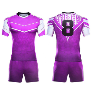 Uniformes de Rugby Cómodos de Alta Calidad, Camisetas de Manga Corta Unisex, Nuevo Modelo, Ropa Deportiva de Bajo Precio para Adultos - Product Image 1
