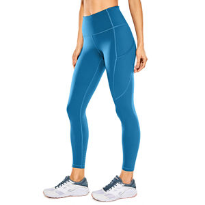 Leggings de mujer hechos a medida con tejido de secado rápido de alta calidad, cómodos y de secado rápido al por mayor con logotipo personalizado - Product Image 1