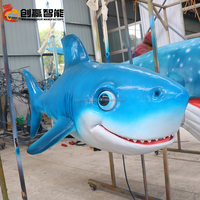 Animal de mer de requin animatronique de beaux paysages de Ocean Park pour la prise de photos