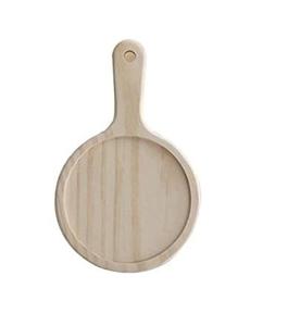 Plateau de service à pizza en bois moderne de forme ronde fini classique casserole à fromage de grande qualité pour boulangerie Restaurant utiliser casserole à fromage - Product Image 1