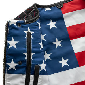 Chaleco de Neopreno Transpirable y Cortavientos para Hombre, al por Mayor, Informal, a la Moda, Personalizable, Talla Grande, Cuello en V, Ropa Exterior para Motocicleta - Product Image 5