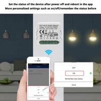 Module d'interrupteur intelligent Wi-Fi Zigbee 3.0 pour système de maison connectée Tuya, module mini-interrupteur RF pour rideaux 250V sans neutre
