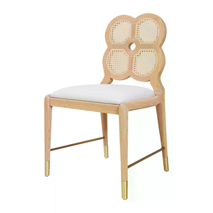 Silla de Comedor Escandinava Moderna y Duradera, Madera de Haya de Alta Calidad con Tapicería de Lana, Muebles para el Hogar - Product Image 1