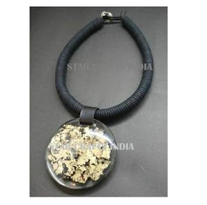 Collier de perles en bois et en résine perlées fait à la main pour femmes accessoires de mode de l'Inde bijoux de mode colliers bracelet - Product Image 3