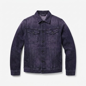 Wholesale Mens Denim <b>Jacket</b> Fleece Lining Custom <b>Patches</b> <b>for</b> Fall Apparel Brands Bulk Supplier - Product Image 1