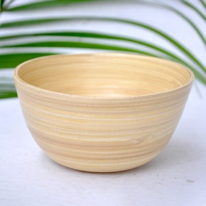 Juego de cuencos de bambú hilado para cocina, juegos de artículos para la cena seguros para alimentos, cuencos para servir de comedor en espiral naturales - Product Image 2