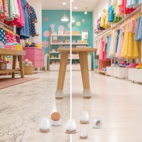 Protections de pieds de meubles en silicone, capuchons en feutre antidérapants et anti-rayures, silencieux, pour meubles de chambre d'enfant