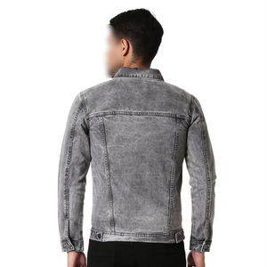 New Fashion High Waken Wear <b>Men's</b> Casual Denim Jacket Comfortable Breathable Fabric <b>for</b> Autumn/Winter Wear - Product Image 5