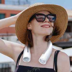 Hands-Free Portable <b>Neck</b> Fan with 5000mAh Battery 3 Speeds Wearable Mini Foldable - Product Image 2