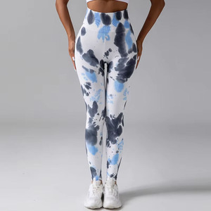 Fabricante de ropa deportiva Mujeres Pantalones de Yoga de cintura alta ODM Etiqueta privada Levantamiento de glúteos Correr Fitness Gimnasio Leggings - Product Image 4