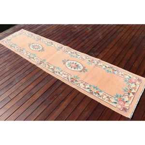 Vintage Turkish <b>Rug</b>, 2.2x9.6 ft <b>Runner</b> <b>Rug</b>, Brown Southwestern <b>Rug</b> - Product Image 3