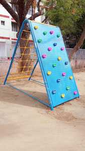 Escalador de red mecedora para niños de alta resistencia, marco de plástico resistente, resistencia ajustable para parques de fitness al aire libre, parques de trampolín - Product Image 2