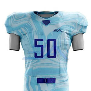 Nuevo Uniforme de Fútbol Americano Personalizado para Hombre, Transpirable, Manga Corta, 100% Poliéster, Alta Calidad, Venta al por Mayor para Equipos - Product Image 3