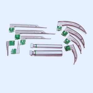 Set de Laringoscopio de Acero Inoxidable con Fibra Óptica de 9 Cuchillas Mac Miller, Certificado CE, para Anestesia ORL, 2 Empuñaduras, Alta Calidad Quirúrgica - Product Image 5