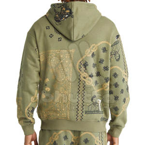 Estilo único Precio al por mayor Invierno Hombres Sudadera con capucha Básicos Algodón Mezclado Sublimación Impresión Pullover Sudaderas con capucha para hombres - Product Image 3