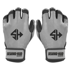 Gants de frappeur à manchette courte de haute qualité pour Baseball Premium Cabretta cuir longue manchette Design 100% qualité - Product Image 1