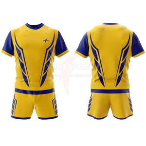 Ensembles de vêtements de rugby pour hommes design personnalisé OEM short respirant à manches courtes bas quantité minimale de commande pour adultes - Product Image 3