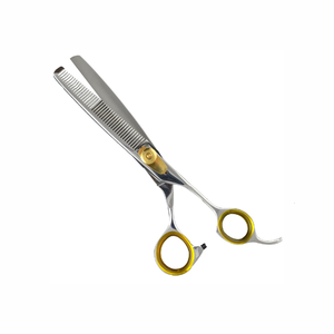 Professionnel de haute qualité en acier inoxydable chien chat toilettage ciseaux droite amincissement poils d'animaux coupe cisaillement nettoyage - Product Image 2