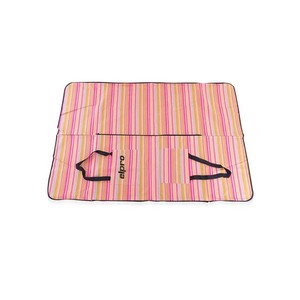 Bolsa de tela Oxford personalizable para exteriores, diseño de rayas elegantes, logotipo serigrafiado, alfombrilla de Picnic integrada para promoción de Marca - Product Image 1