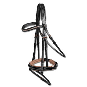 Vente en gros de haute qualité bride en cuir de cheval bride en cuir de cheval prix de gros bride en cuir de cheval 2018 vente chaude cheval - Product Image 1