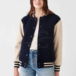 Casual Wear Women Letterman <b>Jacket</b> Premium Quality Letterman <b>Jacket</b> Wholesale Price Letterman <b>Jacket</b> Made In Pakistan - Product Image 1