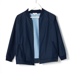 ODM 37% polyester recyclé 60% coton 3% vestes pour femmes à la mode - Product Image 1