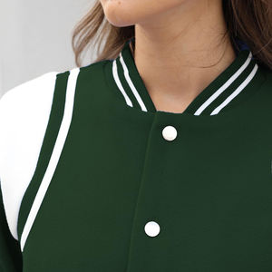 Chaqueta Universitaria Corta Personalizada al por Mayor para Mujer, Nuevo Diseño 2025, Chaqueta Universitaria Femenina Hecha a Medida con MOQ Bajo - Product Image 4
