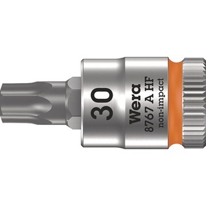 WERA 8767 a HF TORX Inserto para llave de tubo T30 de 1/4 pulgadas, longitud de 28 mm - Product Image 1