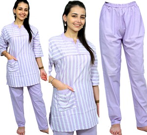 Uniforme de femme de ménage Khadama pour femmes, vêtements de travail personnalisés imprimés et brodés pour l'Arabie Saoudite, le Koweït, Dubaï, les Émirats arabes unis - Product Image 1