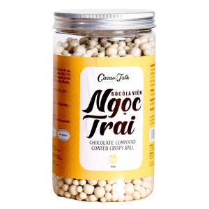 Vente en gros en vrac, approvisionnement direct usine, OEM/ODM, Vietnam, Boules de chocolat croustillantes solides au lait perlé argenté, Bonbons HALAL personnalisés - Product Image 1