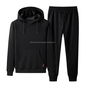 Survêtement en coton de haute qualité avec logo personnalisé, vêtements de sport pour hommes, ensemble de survêtement pour hommes, sweat-shirts, jogging, vêtements de loisirs, survêtements - Product Image 4