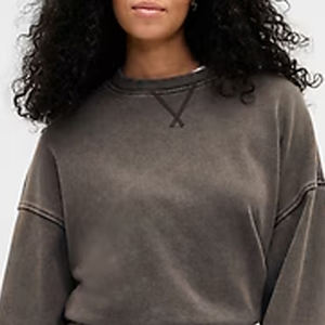 Sweat-shirt pour femme à col rond, coupe ample, confortable, avec logo personnalisé, prix avantageux pour les acheteurs en gros, design 2026 - Product Image 2