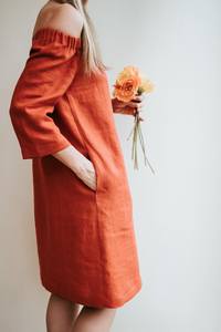 Nouvelle arrivée Retro Lilan up Slim Womens Dress - Product Image 3