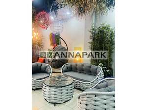 Annapark Ensemble de canapés de jardin en corde tissée de haute qualité Ensemble de meubles de jardin pour l'intérieur et l'extérieur pour hôtels restaurants et terrasses Vente en gros - Product Image 3