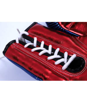 Guantes de boxeo profesionales de alta demanda para adultos 12oz con diseño innovador de 8oz Características elásticas de tela de cuero PU suave - Product Image 4