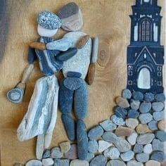 หินกรวดธรรมชาติคุณภาพพรีเมียม ทันสมัย เป็นมิตรกับสิ่งแวดล้อม ผสมสีดำ/เหลือง/ขาว ขัดเงา สำหรับตกแต่งสวนกลางแจ้ง - Product Image 3