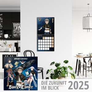ปฏิทินติดผนังแบล็คโคลเวอร์ 2025 - Product Image 2