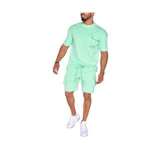 ชุดสั้นลำลองของผู้ชายสำหรับฤดูร้อนสวมใส่สบายและมีสไตล์พร้อมโลโก้แบบกำหนดเอง - Product Image 6
