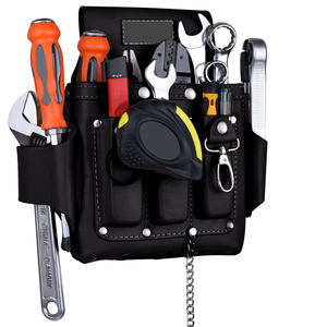 Wholesale Factory Price Leather <b>Tool</b> <b>Bag</b> For Sale Heavy Duty Material Made Solid Color Leather <b>Tool</b> <b>Kit</b> <b>Bags</b> - Product Image 6