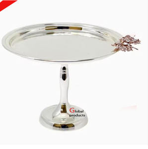 Support à gâteau rond en acier inoxydable finition dorée pour hôtel, restaurant et bar - Product Image 5