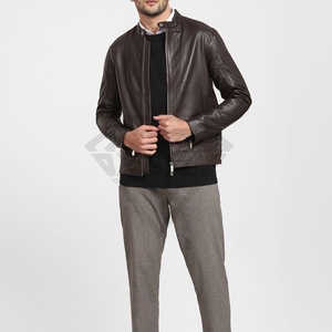 Chaqueta de cuero para hombre de estilo único de calle alta ecológica, entrega rápida, diseño totalmente personalizado, chaqueta de cuero cálida para invierno - Product Image 4