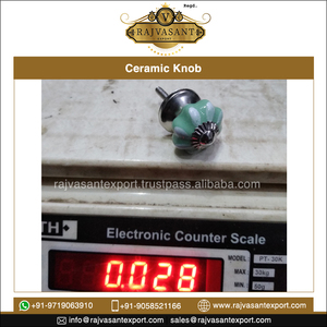 ลูกบิดประตูเซรามิกทำด้วยมือพร้อมมือจับและลูกบิดสไตล์ใหม่ทำจากทองเหลืองสำหรับลิ้นชักห้องครัวห้องนอน - Product Image 6