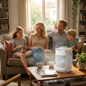 Mini-refroidisseur d'air électrique avec réservoir d'eau et humidificateur - Product Image 6